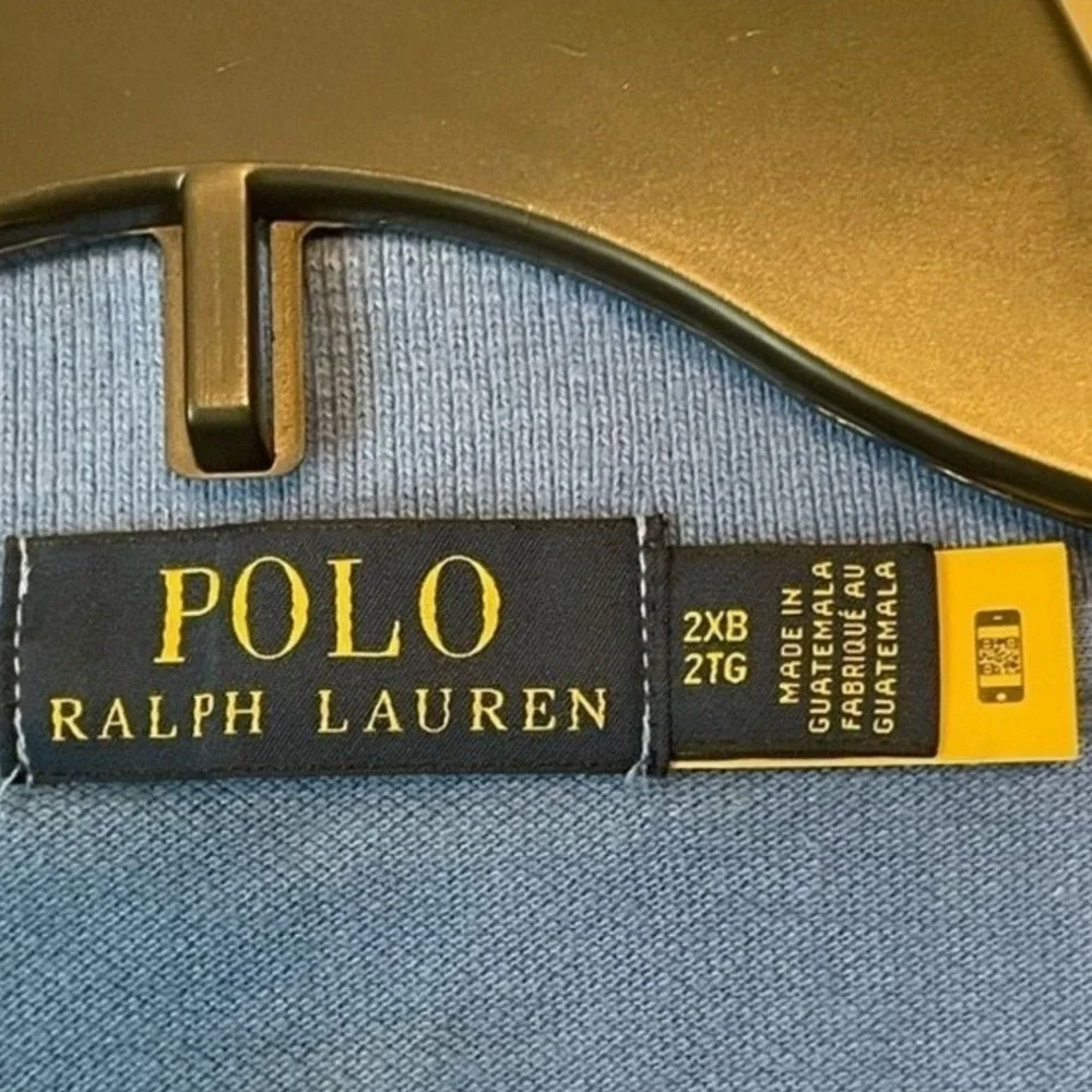 Polo Ralph Lauren‎ Shirt 2XB Blue with Pink Pony Men's *READ*